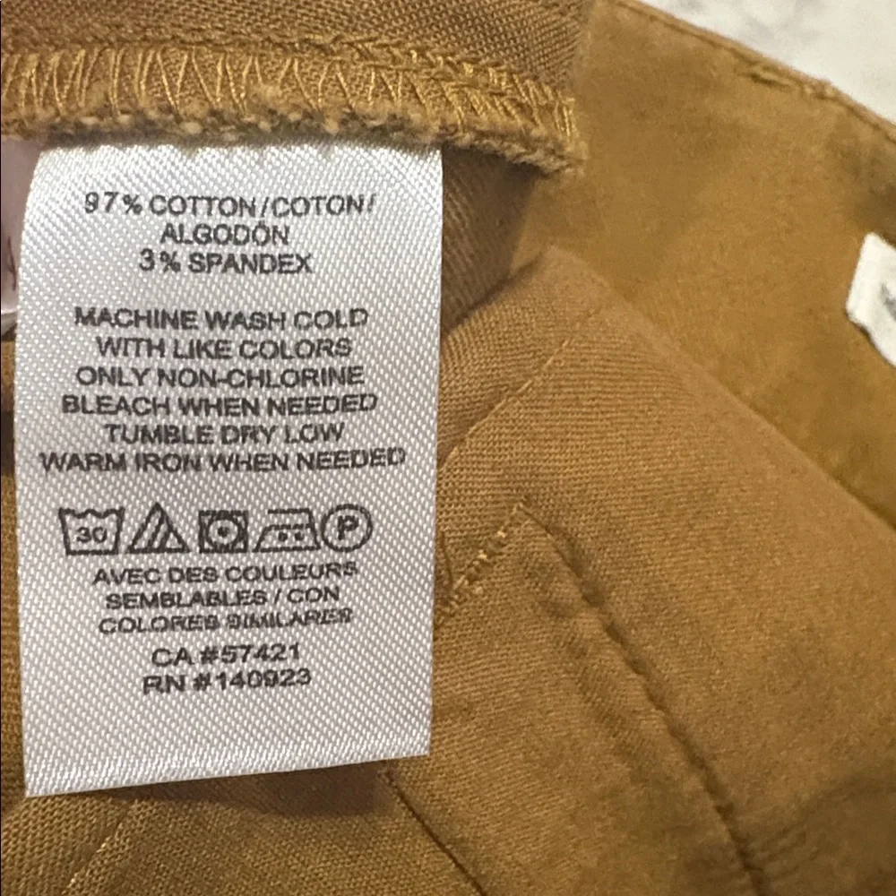 LOFT The Washed Twill Shorts Size 2 NWT